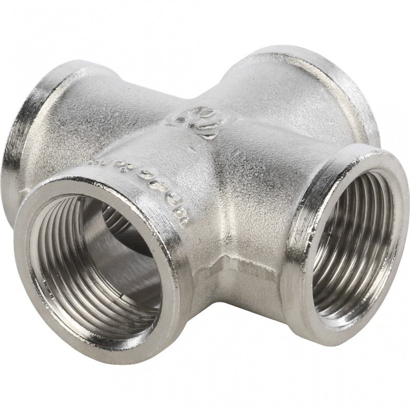 Крестовина ВР 3/4" никель STOUT SFT0031000034 - Вид №1
