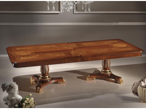 Прямоугольный стол из массива дерева