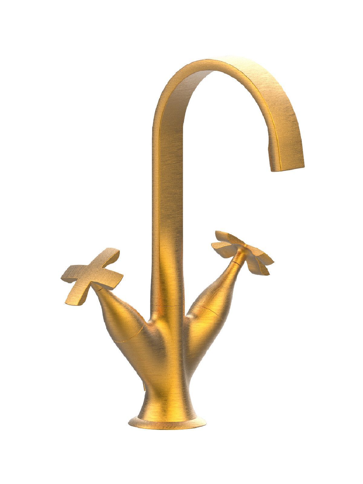 Смеситель для раковины с одним отверстием для столешницы Rubinetterie Frattini Lucrezia ARCH-00032124 - Вид №11