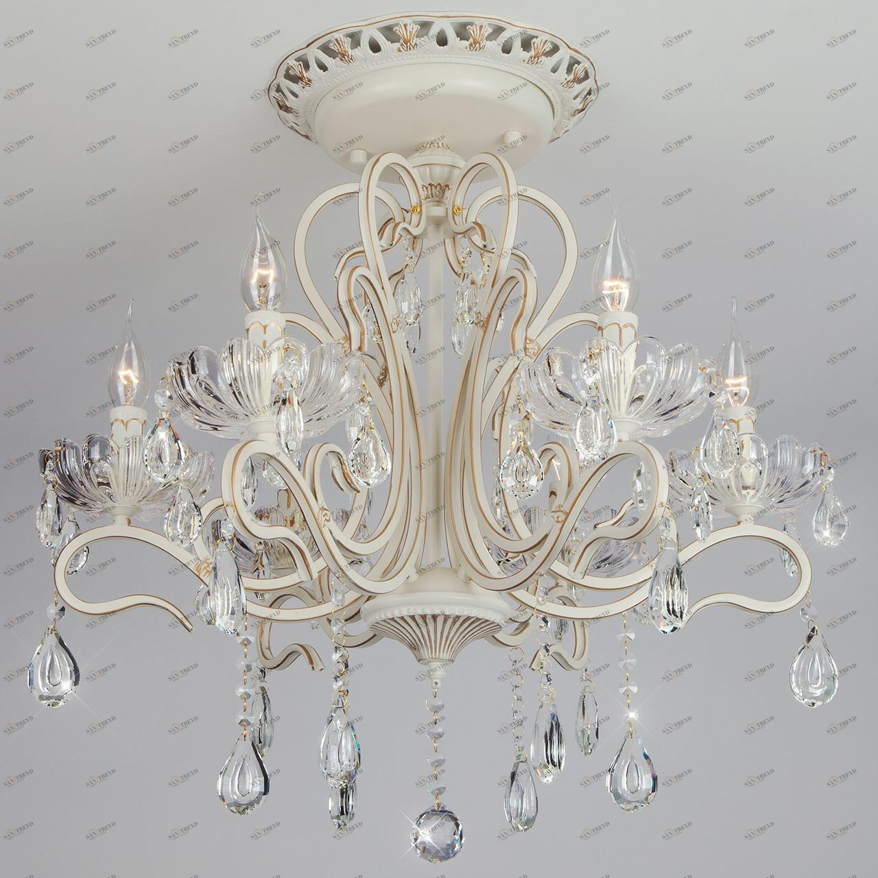 Потолочная люстра Eurosvet 12205/6 белый Strotskis EUROSVET ДИЗАЙНЕРСКИЕ 182461 Белый 