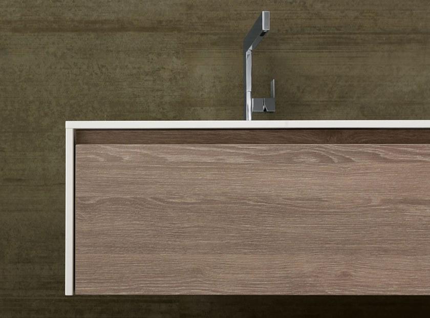 Archeda Подвесная тумба под умывальник из дерева с зеркалом Tulle sun-id-1501202 - Вид №3