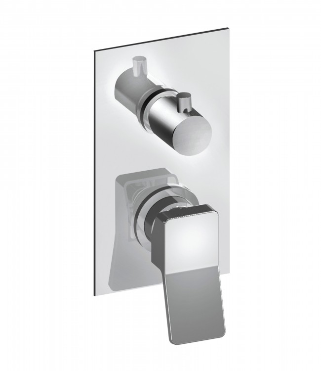 53519 / PR Встроенный смеситель с механическим переключателем на 2 направления. Bongio Reef 53519/PR