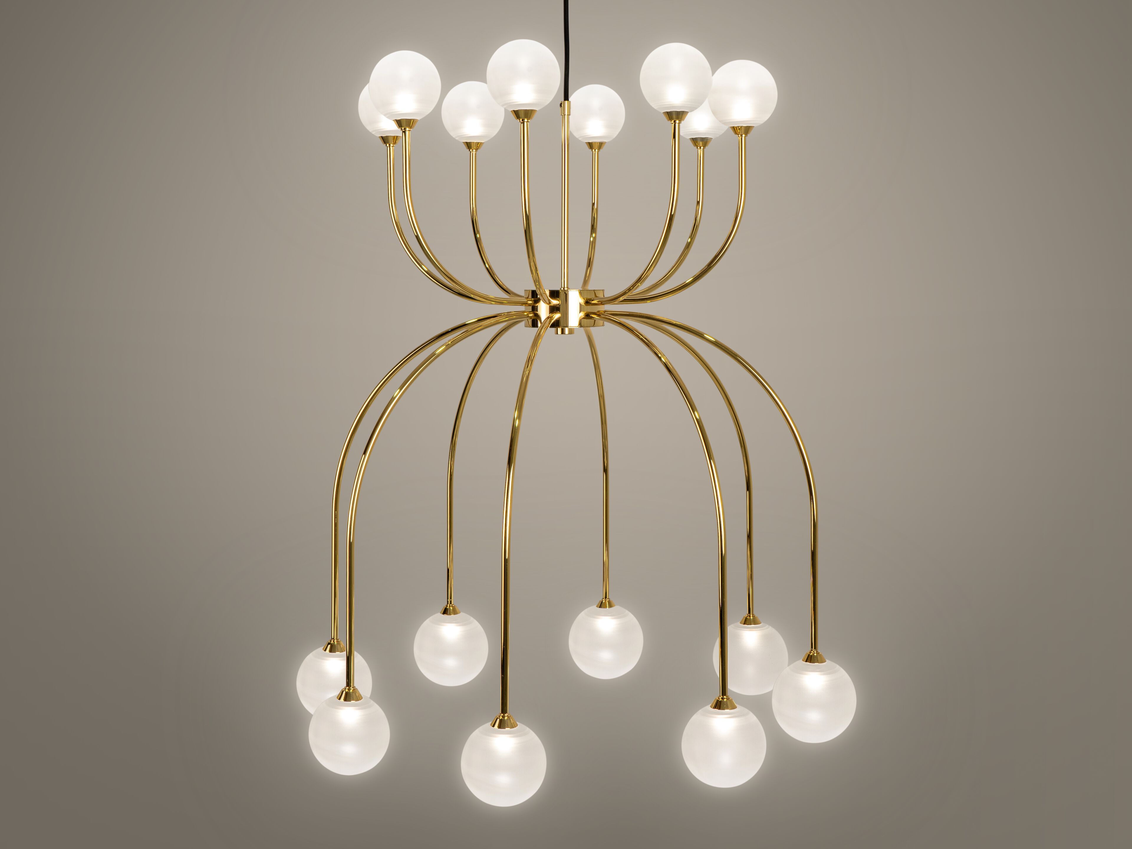 Пескоструйная стеклянная светодиодная люстра ILFARI Penélope ARCH-00081111 - Вид №9