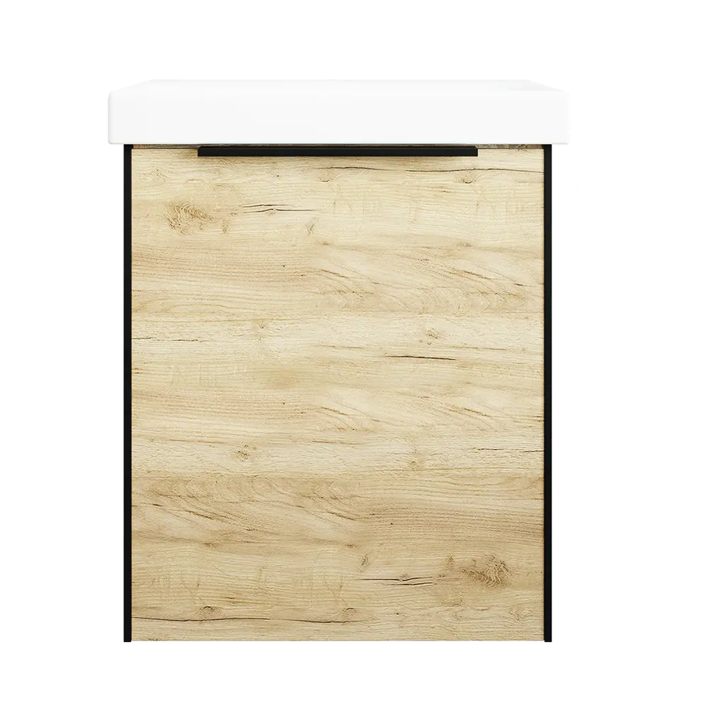 Подвесная тумба Sanflor Барселона для раковины с системой плавного закрывания 88318503 STLM-0077587