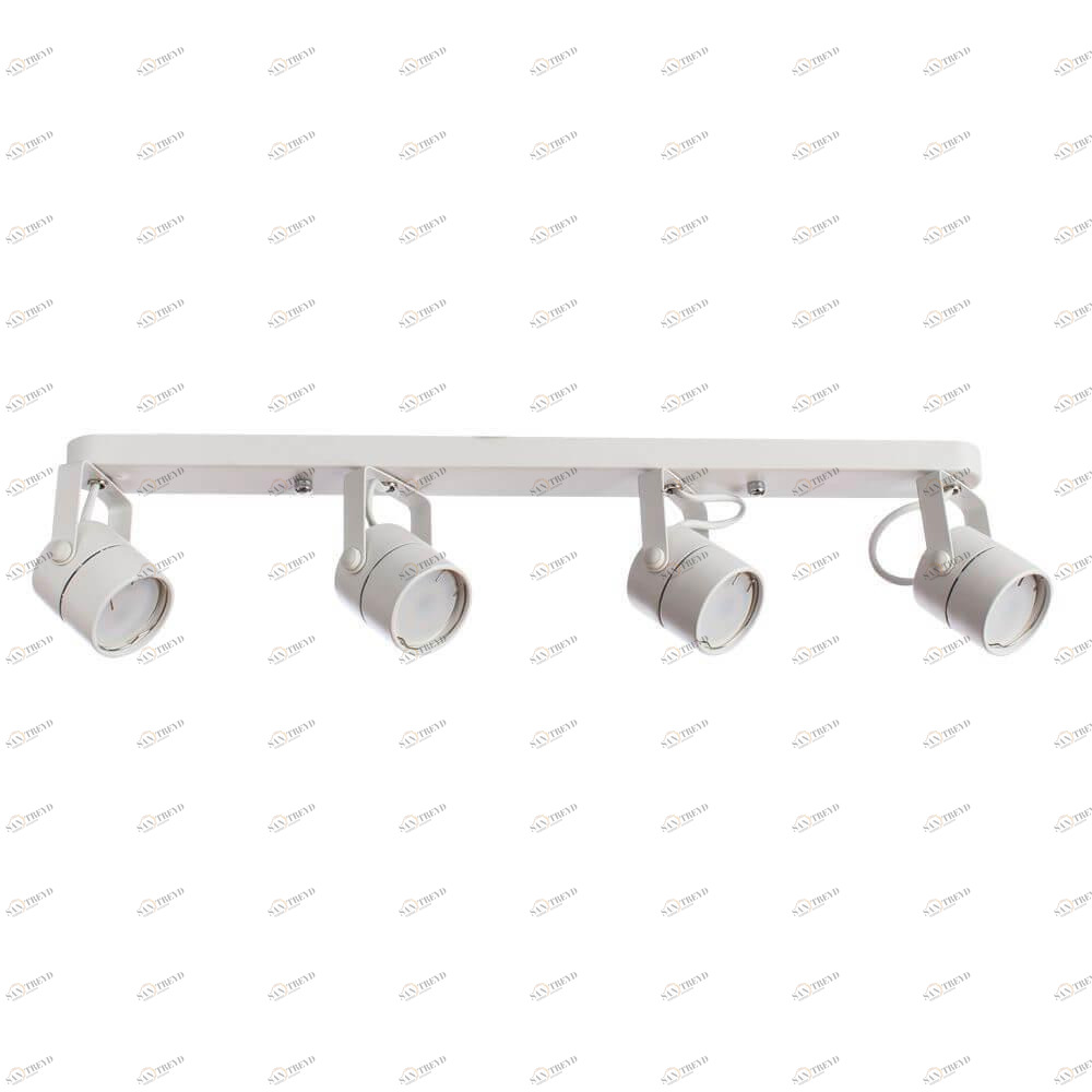 Спот потолочный галогеновый на 4 лампы белый Lente A1310PL-4WH ARTE LAMP LENTE WHITE 00-3924229 Белый 