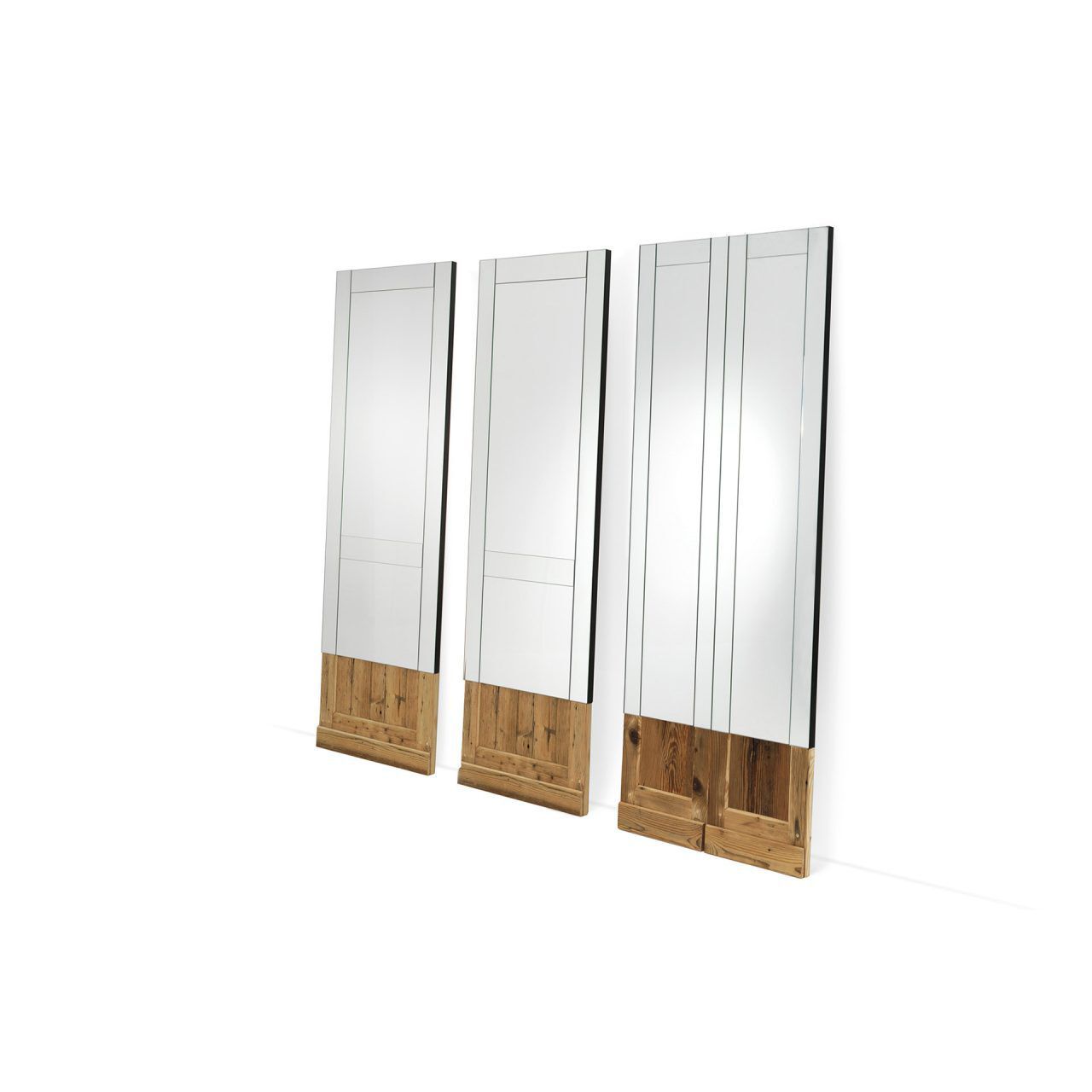 Прямоугольное деревянное зеркало Mogg DON'T OPEN ARCH-00134994 - Вид №1