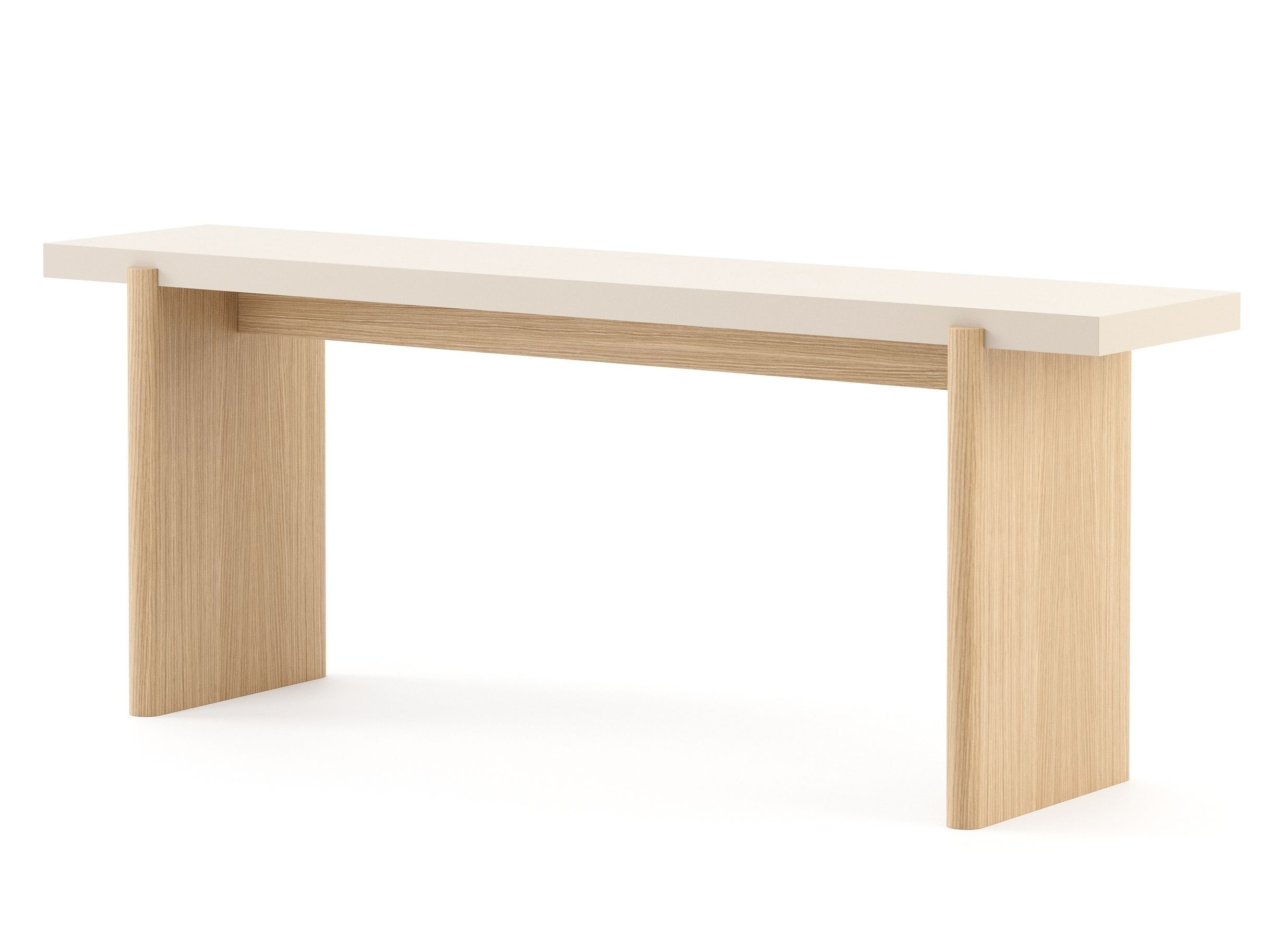 Прямоугольная консоль из грецкого ореха Stylish Club Natur ARCH-00142230 - Вид №10