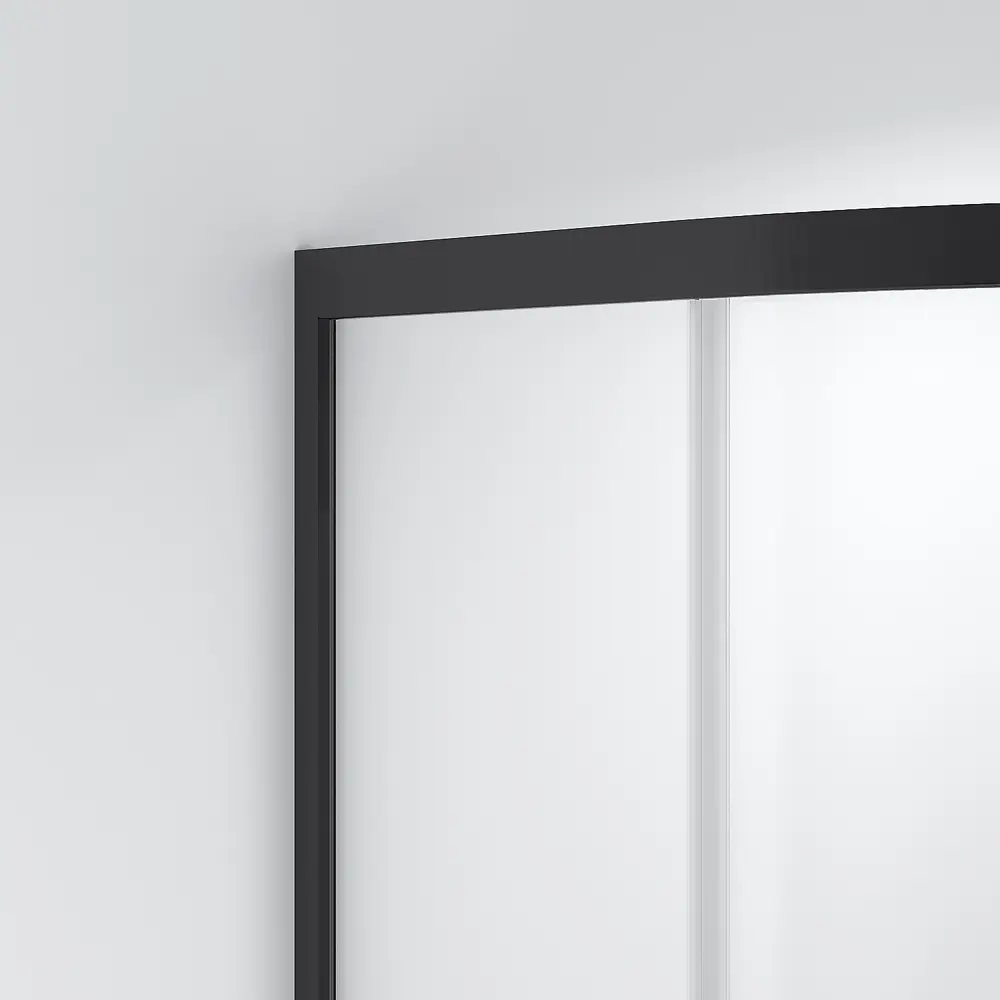 DOMANI-SPA Cube — угловой душевой бокс с черным профилем и стеклянными створками 89363999 Delight STLM-1001426 - Вид №3