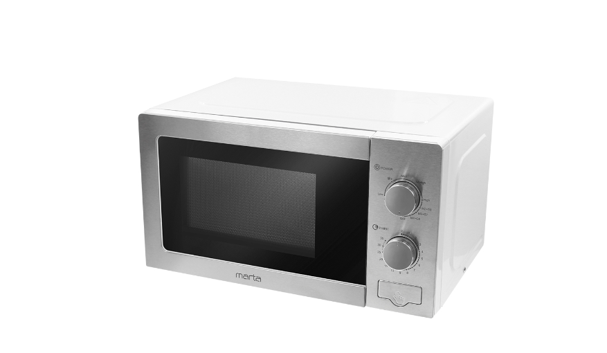 9091493 Микроволновая печь Marta MT-MW4703B белый, серебристый STDN-0125560 - Вид №1