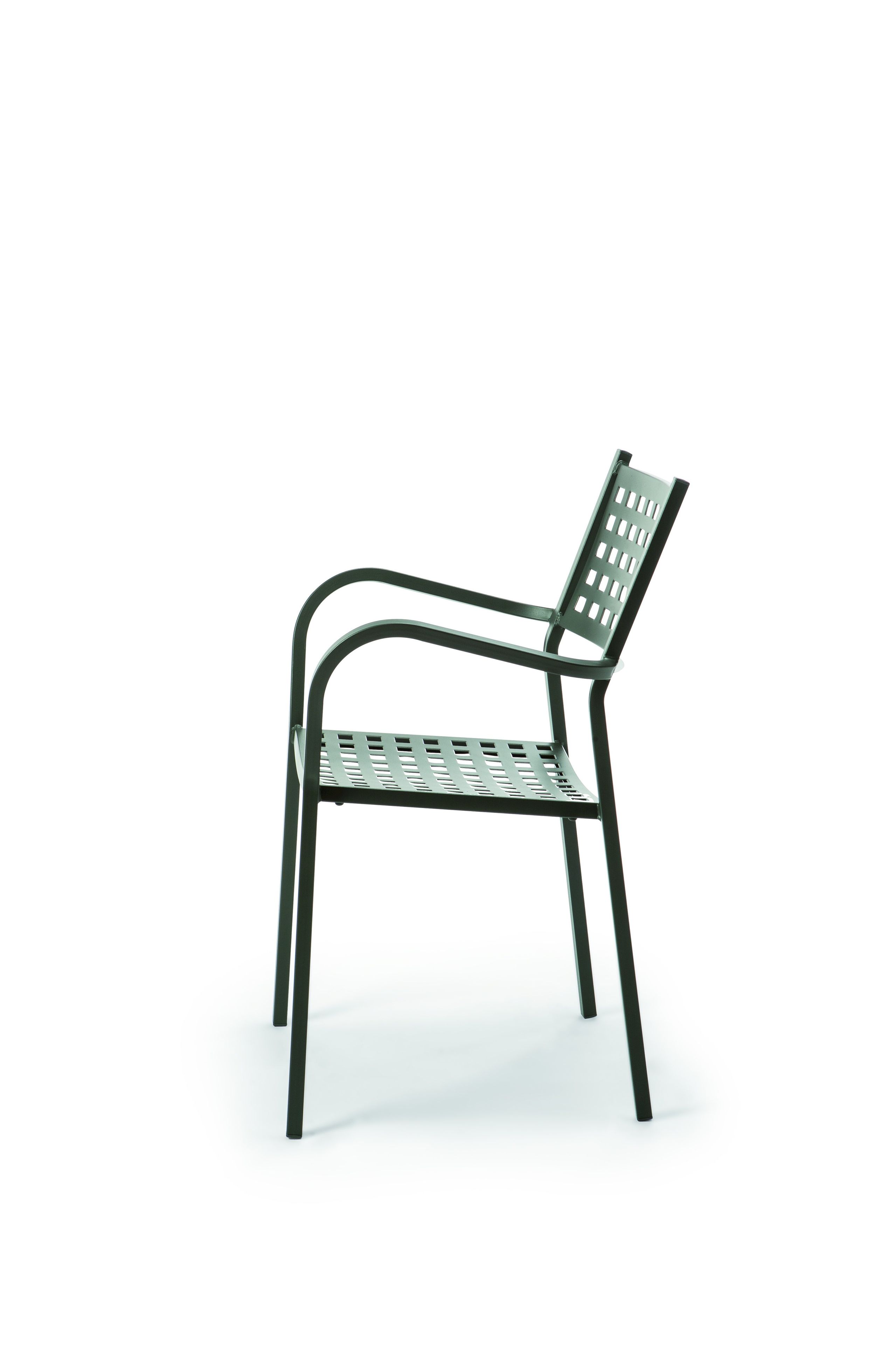 Металлический штабелируемый садовый стул с подлокотниками Vermobil ARCH-00097179 - Вид №2
