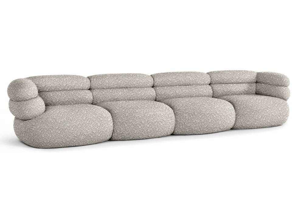 4-местный модульный тканевый диван Knoll Biboni ARCH-00037966 - Вид №7