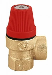 CALEFFI Обычный предохранительный клапан с соединениями "мама-мама"