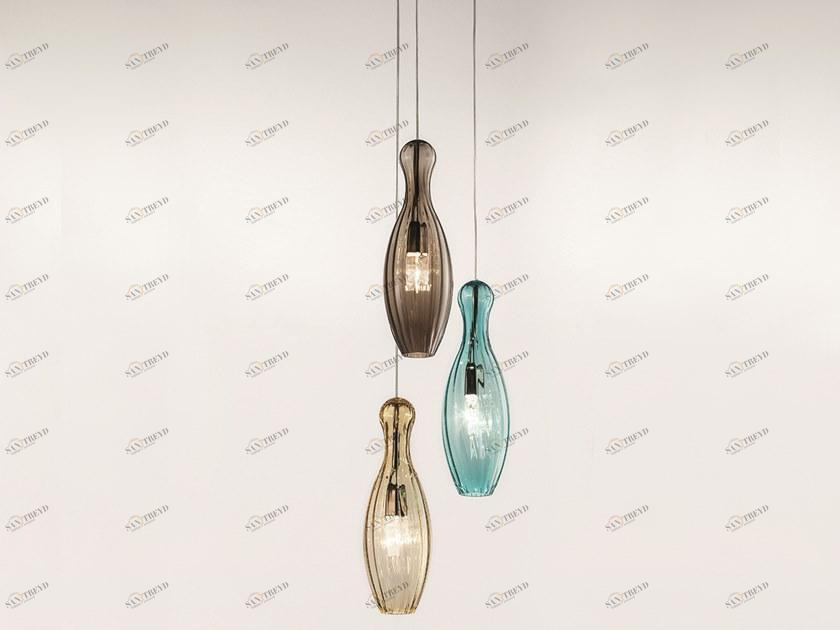 Siru Светодиодная подвесная лампа из дутого стекла  Ls631-040 