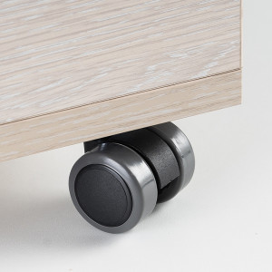 Мебельное колесо поворотное , на платформе, без тормоза, D34, хром/серый LJPS0228 Public Steel Россия