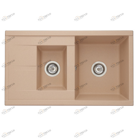 1A716232DE260 Мойка кухонная прямоугольная AQUATON ДЕЛИЯ