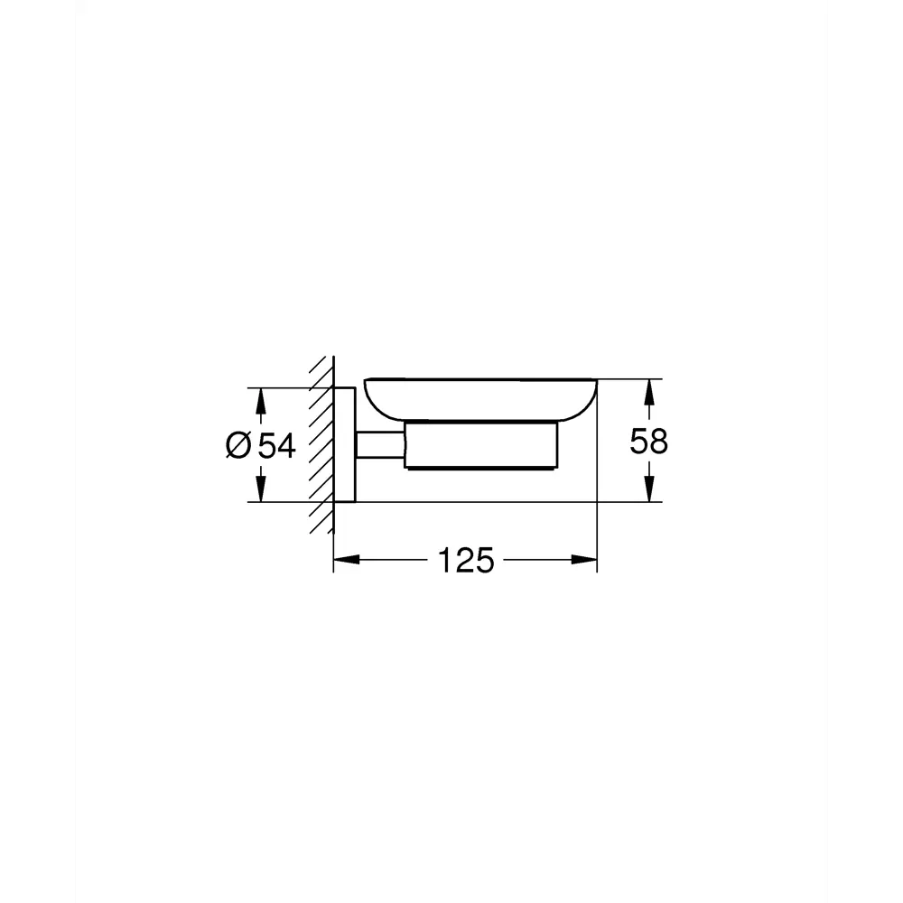 Мыльница подвесная Grohe Essential 40444001 81961127 STLM-2023565 Essentials - Вид №6