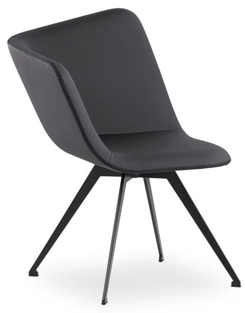 B&T Design Поворотное кожаное кресло Domino sun-id-1400113 - Вид №1