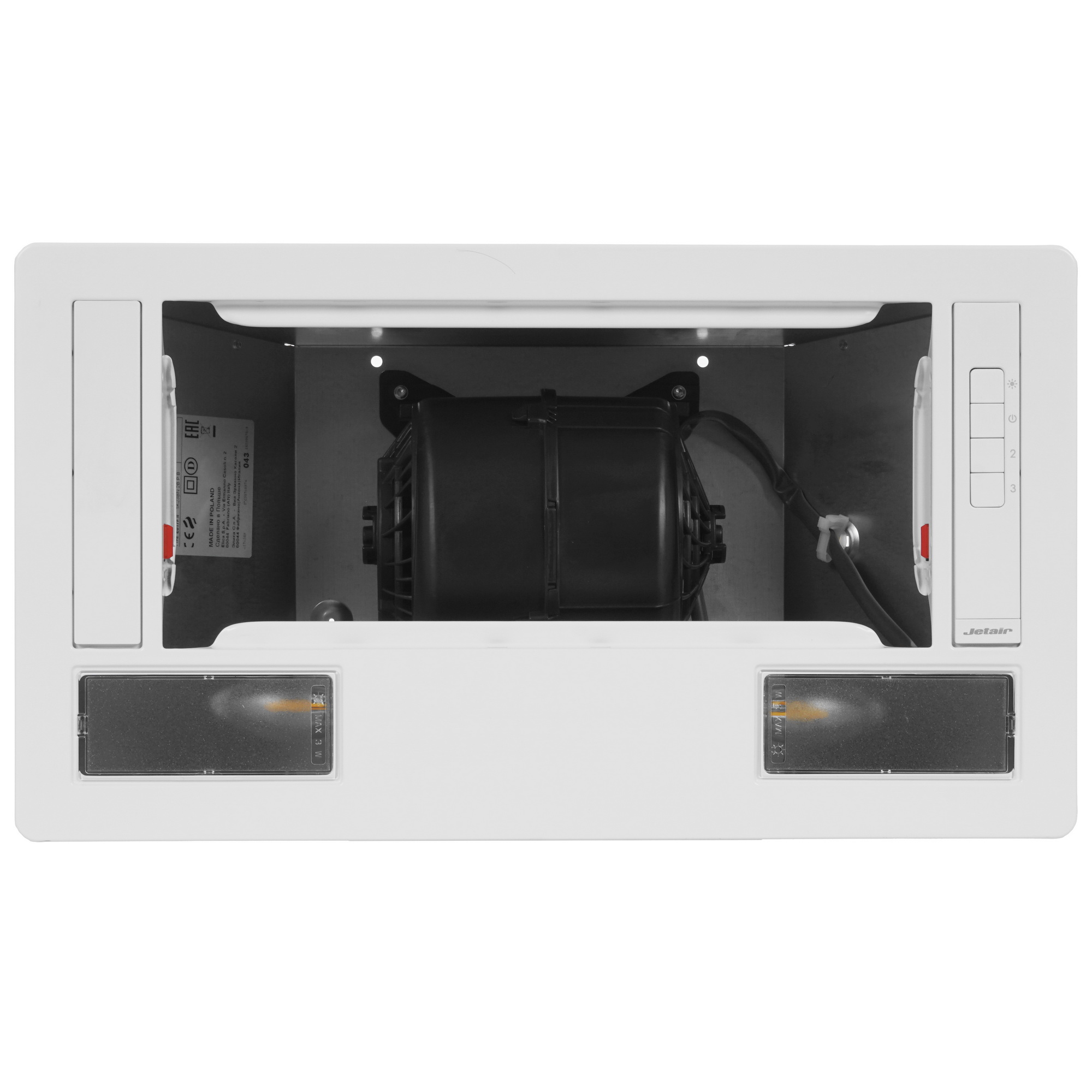 5352812 Вытяжка полновстраиваемая Jetair VIERA LUX WH/A/52 белый STDN-0076555 - Вид №6