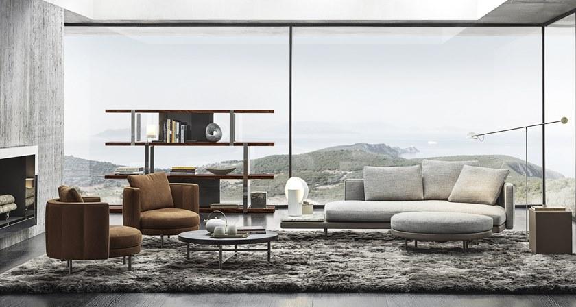 Minotti Круглый журнальный столик для гостиной Torii sun-id-1437674 - Вид №1