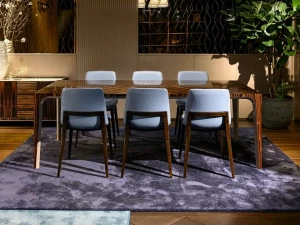 Prestige Прямоугольный обеденный стол из черного дерева Master