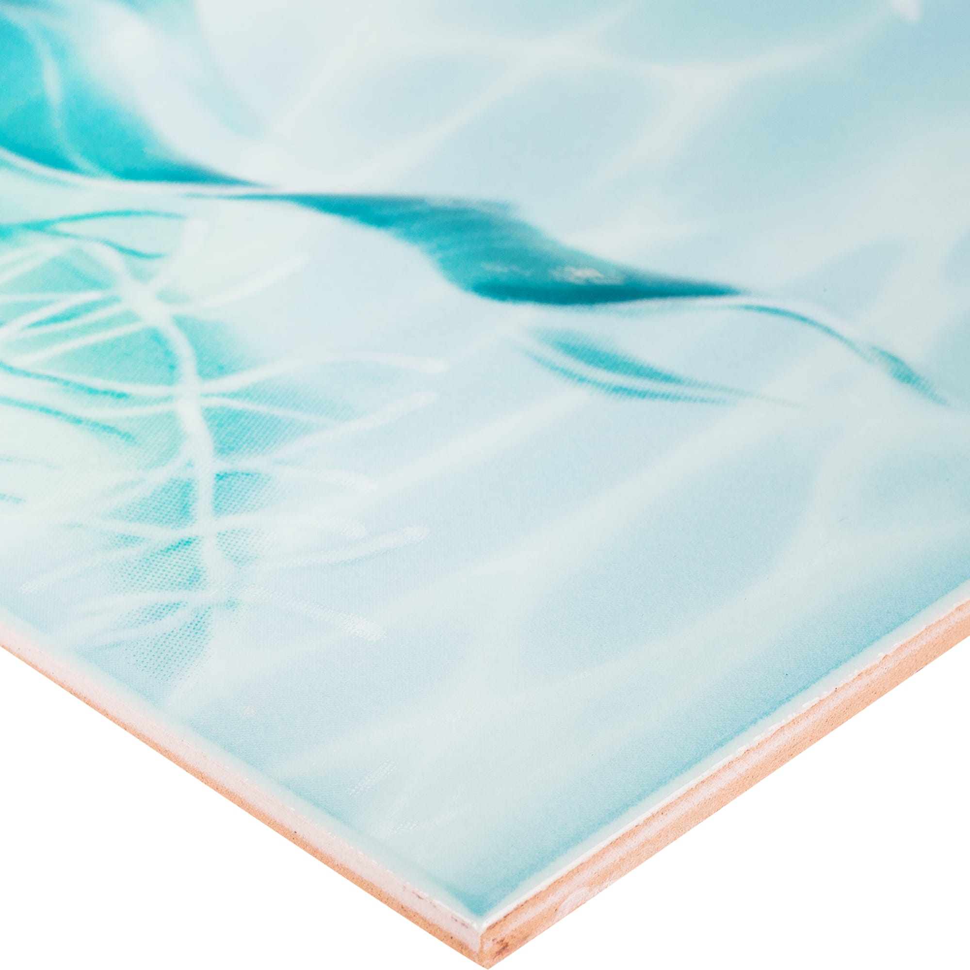 12587873 Декор « ВС7ЛГ606» 24.9х36.4 см цвет голубой Лагуна Santreyd - Вид №1