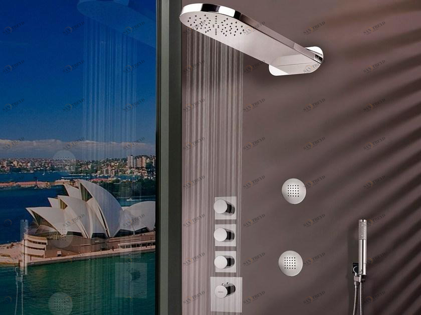 Настенная лейка для душа из нержавеющей стали Sidney I00576 Santreyd