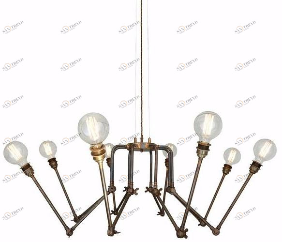 Mullan Lighting Регулируемая люстра из латуни  Mlf215 