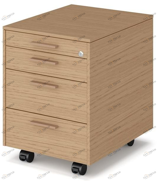 Bralco Офисный комод из дерева с колесами и замком Executive sun-id-1441345