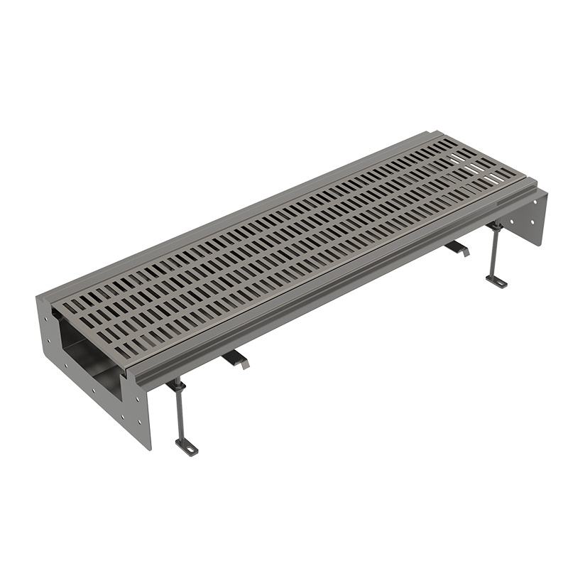 Промышленный коробчатый желоб наклонный из нержавеющей стали AISI 316L ALCAPLAST APR11201S - Вид №1