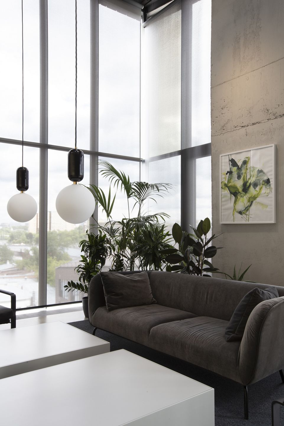 Керамическая и опаловая стеклянная подвесная лампа PARACHILNA Aballs ARCH-00061642 - Вид №29