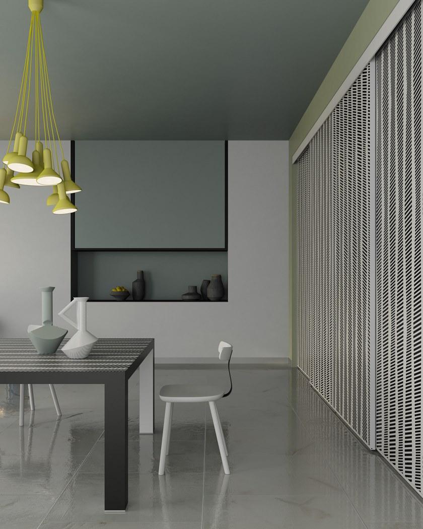 De Rosso Шкаф на заказ с hpl и алюминиевыми раздвижными дверями Aliante system sun-id-1499520 - Вид №18