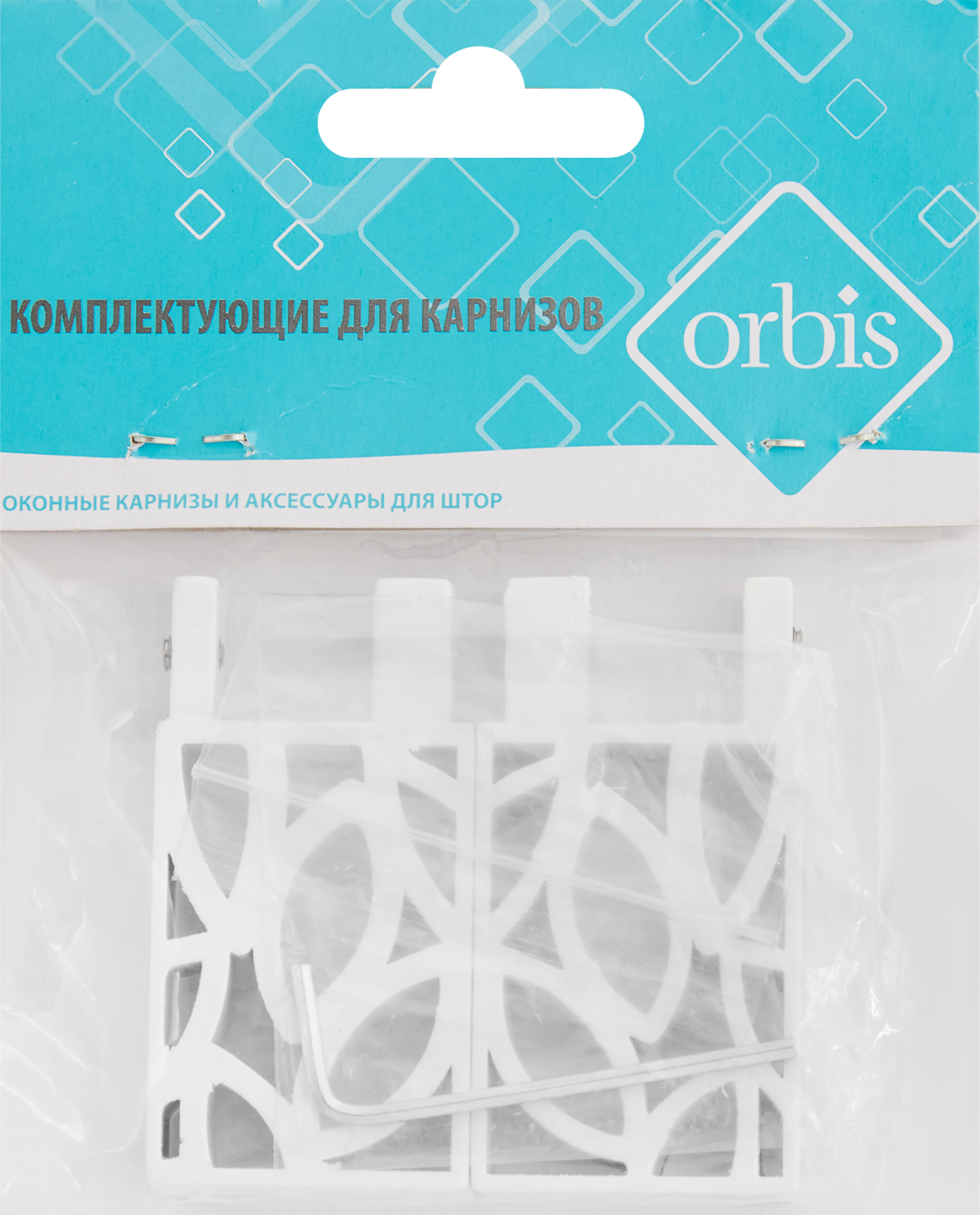 Наконечник Квадро Листья металлический белый 4 см 2 шт. INSPIRE 86198715 STLM-0066732 - Вид №2