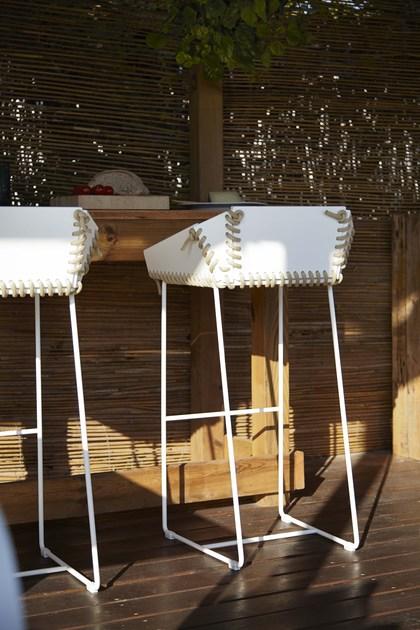 GANDIABLASCO Высокий табурет со спинкой Textile sun-id-1357679 - Вид №5