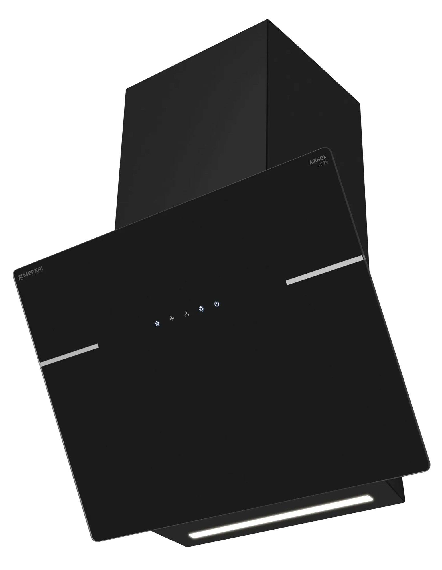 9168701 Вытяжка наклонная Meferi AIRBOX60BK ULTRA черный STDN-0024746 - Вид №3