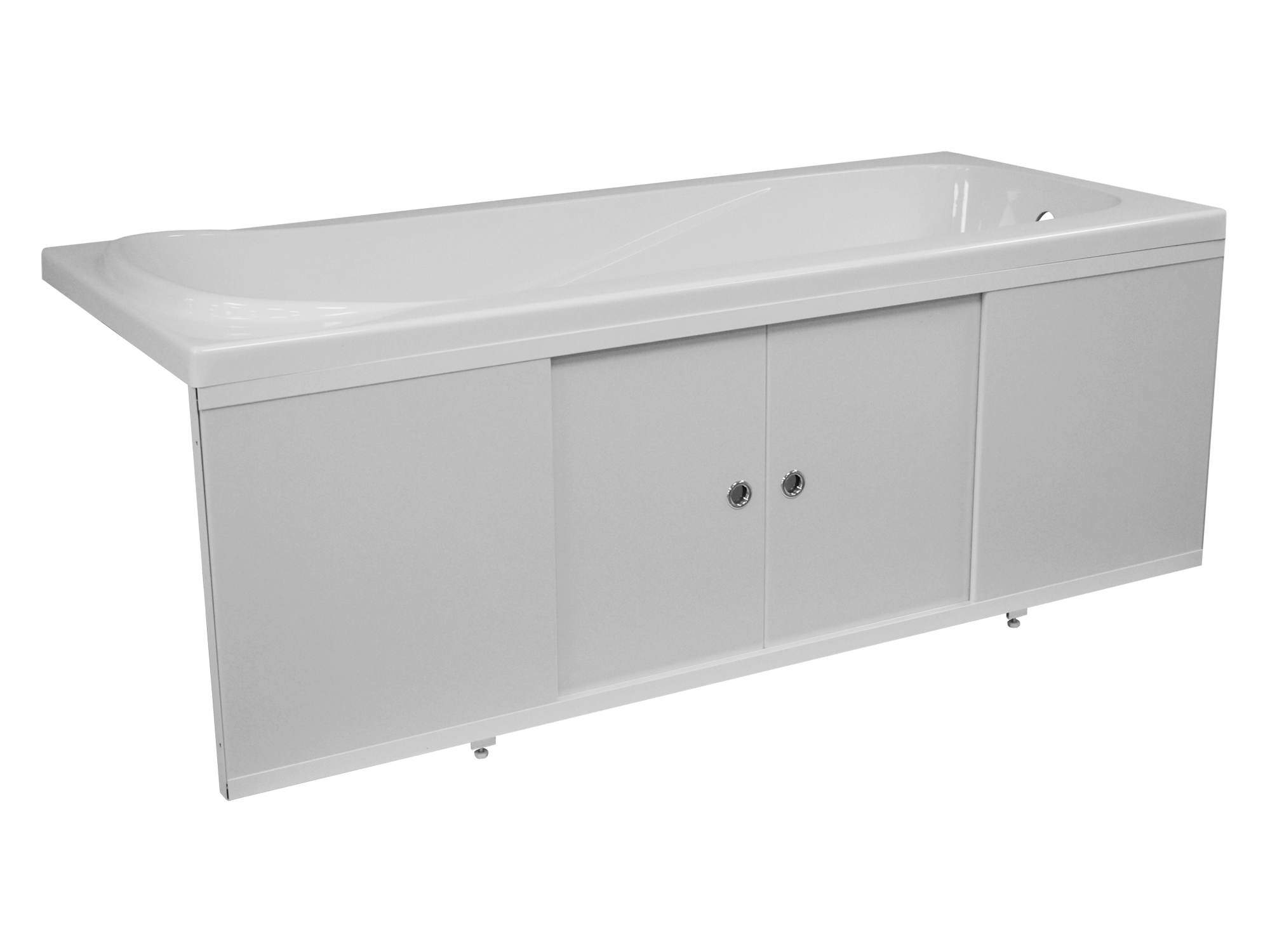 89139532 Экран-купе под ванну фронтальный 159 см цвет белый Экран купе STLM-0078949 МЕТАКАМ  - Вид №2