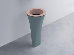 AMLA45-CP+AMPILT-N+AMCOLT-PL Раковина Amedeo Tondo отдельностоящая cielo Enjoy + Amedeo