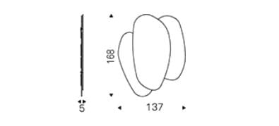 Настенное зеркало Cattelan italia ULISSE ARCH-00044528