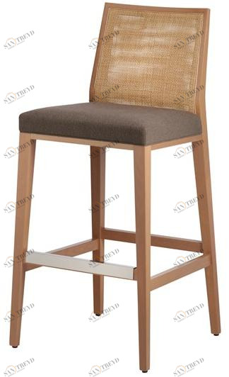 Potocco Табурет из бука со спинкой Queen 765/acc