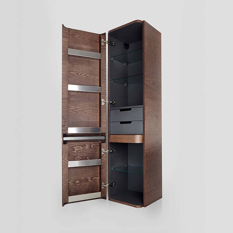 M30CHL0406NF Шкаф-колонна подвесной левый 40 см двери орех текстурированная шт AM.PM Sensation - Вид №2