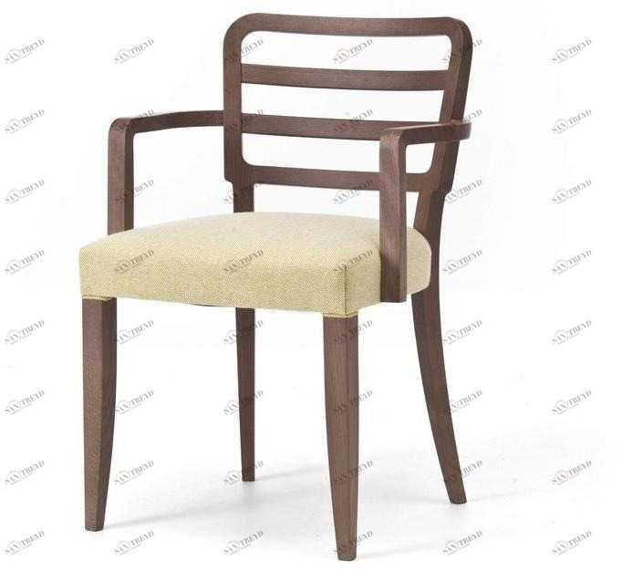 Very Wood Стул из ткани с подлокотниками Wiener sun-id-1501324
