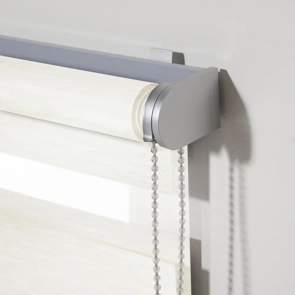 82688362 Штора рулонная день-ночь Inspire Moscou 120x175 см белая White 0 STLM-0034042 - Вид №4