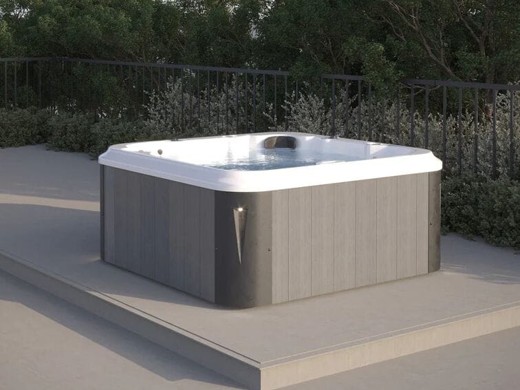 Мини-бассейн на открытом воздухе с гидромассажем на 4 места Saunamo Aurora ARCH-00086339