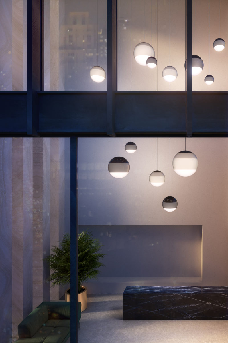 086079 Люстра 13 синяя Marset Dipping Light  - Вид №1