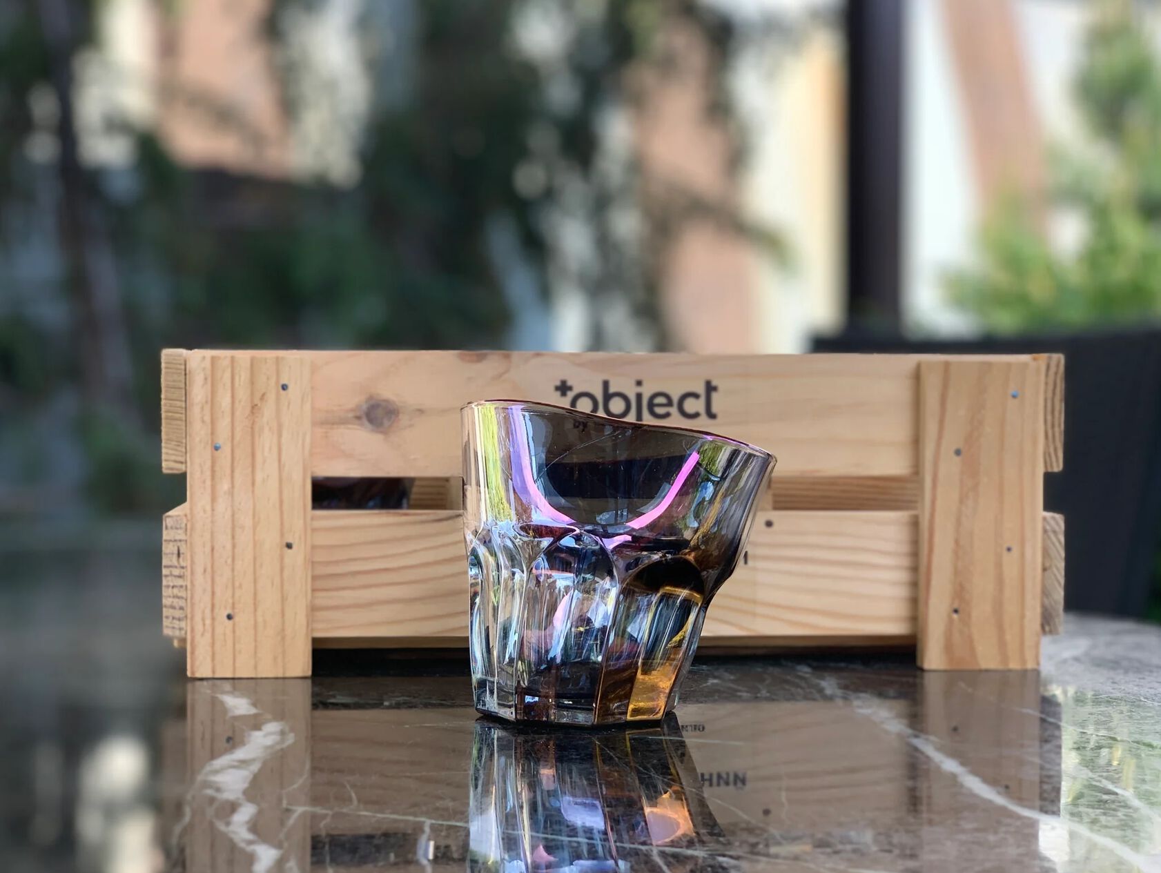 Набор стеклянных стаканов для воды PlusObject HOLOGRAPHIC ARCH-00055592 - Вид №2