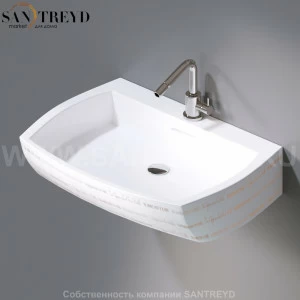 L283.420G Подвесная раковина настенная овальная A. e T. Italia SQUARE белая