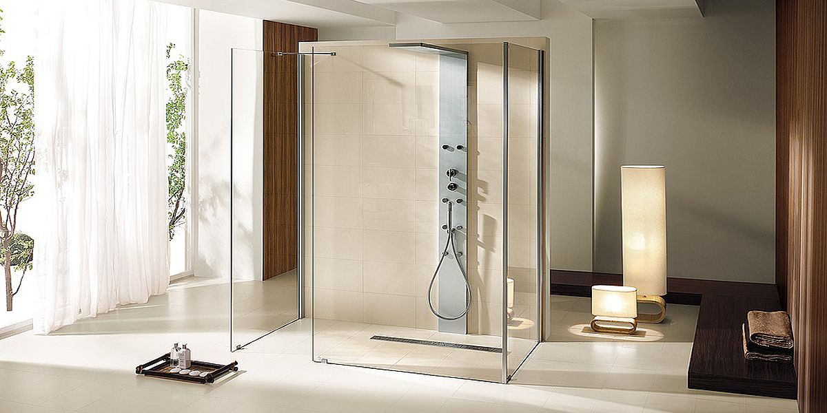 Душевая кабина пристенная THASOS 150х90 см HOESCH 9429015101401 - Вид №1