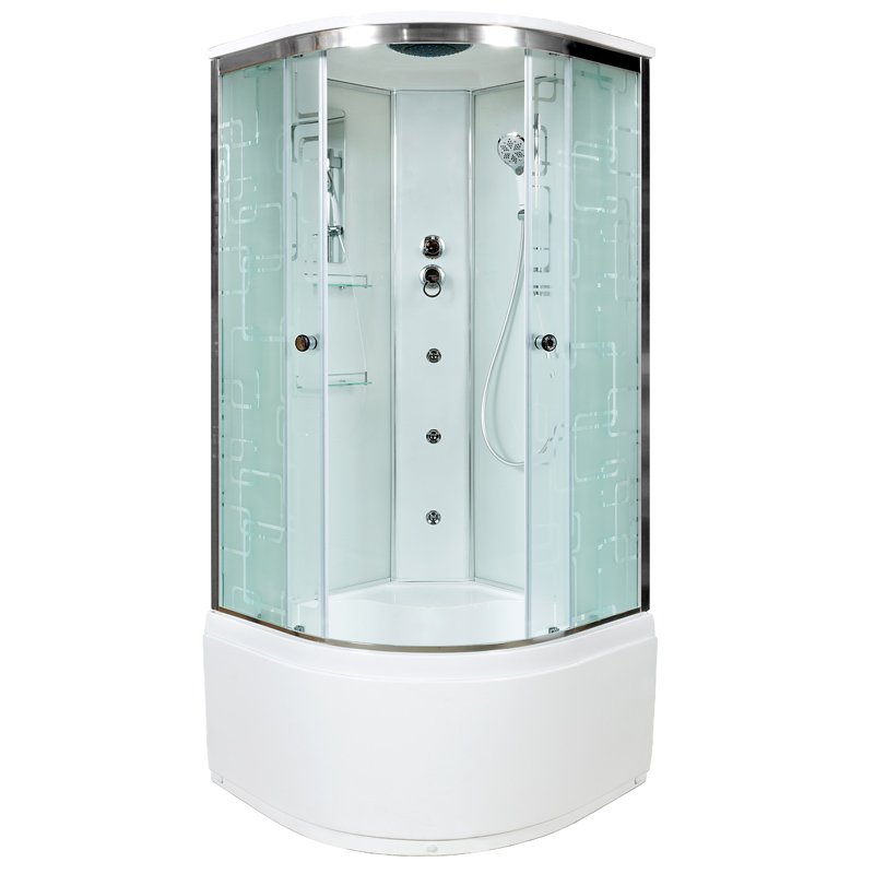 ЕМ2712 L LED Душевая кабина DETO Серия ЕМ ЕМ4590 с гидромассажем (гм.) - Вид №18