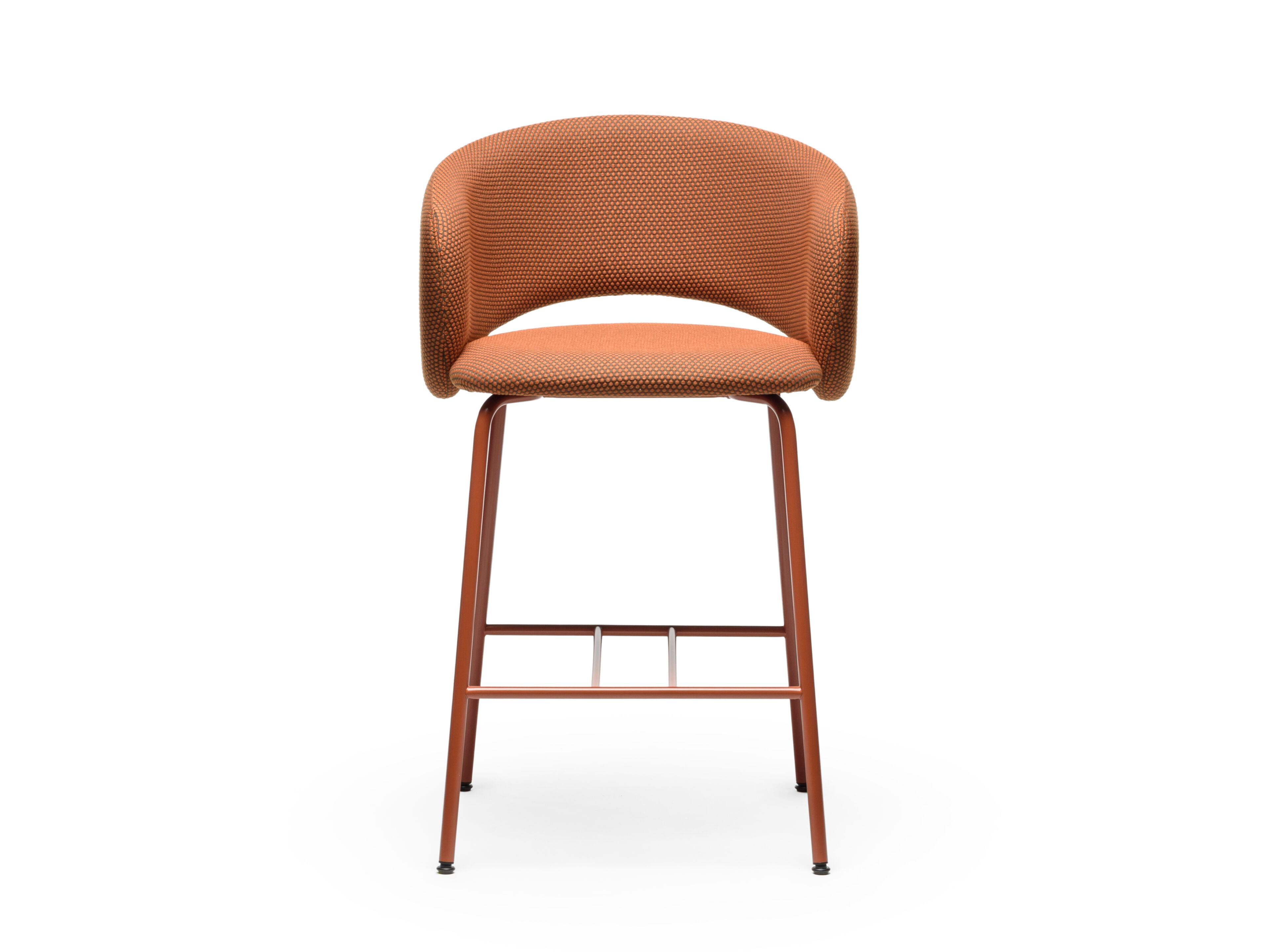 Тканевый стул с подлокотниками и спинкой CHAIRS & MORE Bel ARCH-00065704 - Вид №9