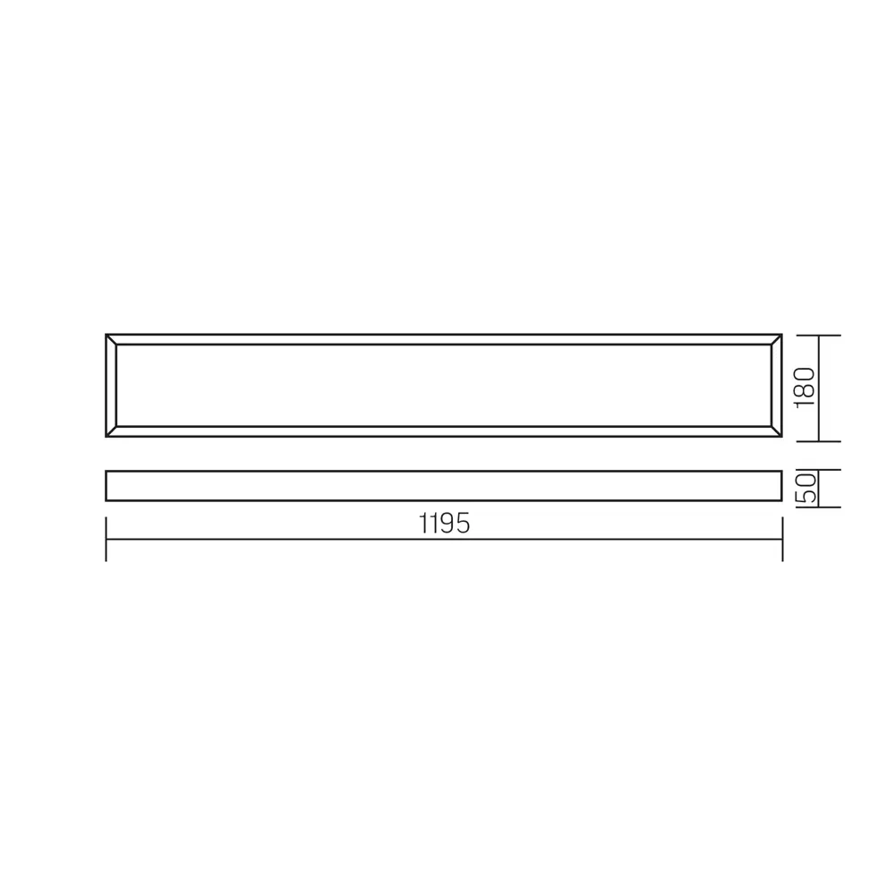 Панель светодиодная Varton 1195/180/50 OPL 42 Вт 1195x180 мм 4500 K IP40 82656386 STLM-2149047  - Вид №8