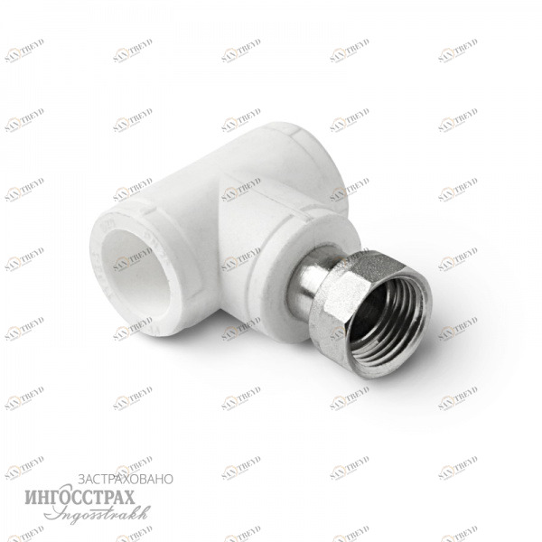 Тройник с накидной гайкой 20-1/2 PP-R PROAQUA 271285